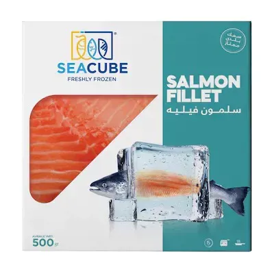 سلمون فيليه سى كيوب - 500 جرام