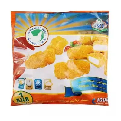 دجاج ناجتس الوطنيه - 1 كجم