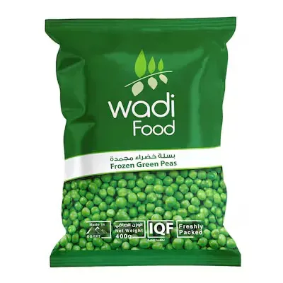 وادي فود بسلة خضراء مجمدة - 400 جم