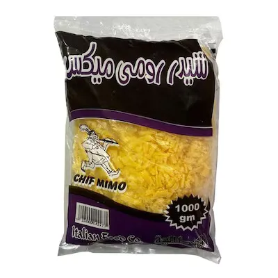 شيف ميمو جبن شيدر مبشور - 1 كجم