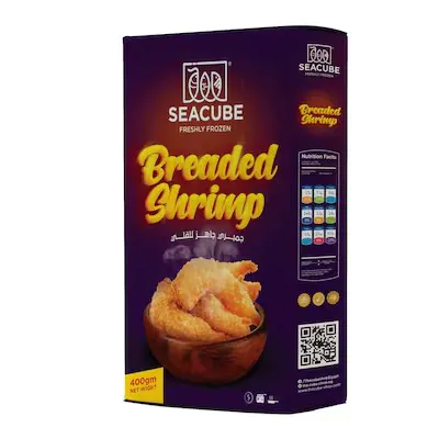 جمبري جاهز للقلي سى كيوب - 500 جرام 