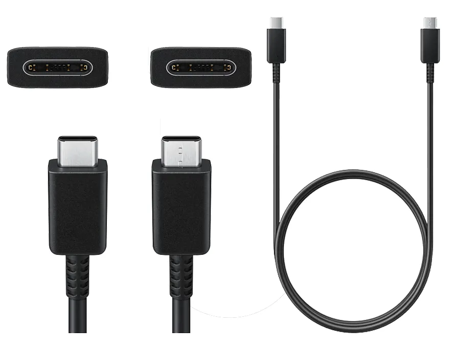  شاحن سامسونج الأصلي 25 وات مع كابل Type-C To Type-C (شحن فائق السرعة)