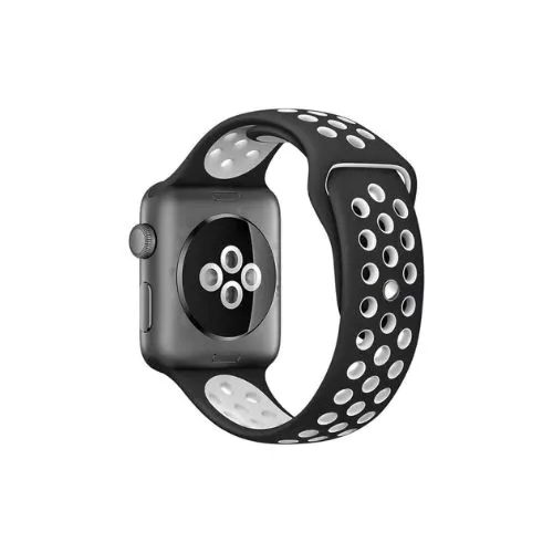 سوار رياضي من السيليكون فائق التهوية لساعة أبل (42/44/45/49 مم)