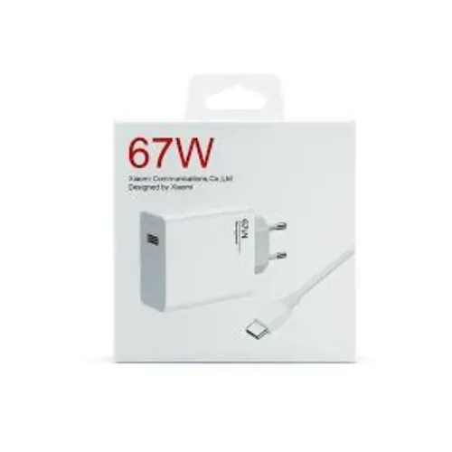 شاحن شاومي الأصلي 67 وات - تقنية Mi Turbo Charge مع كابل 6A فائق السرعة