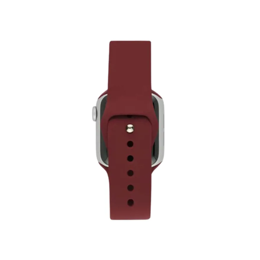 حزام (Strap) سيليكون كلاسيكي للساعات الذكية - متوافق مع Apple Watch وجميع الإصدارات الشبيهة _ Copy