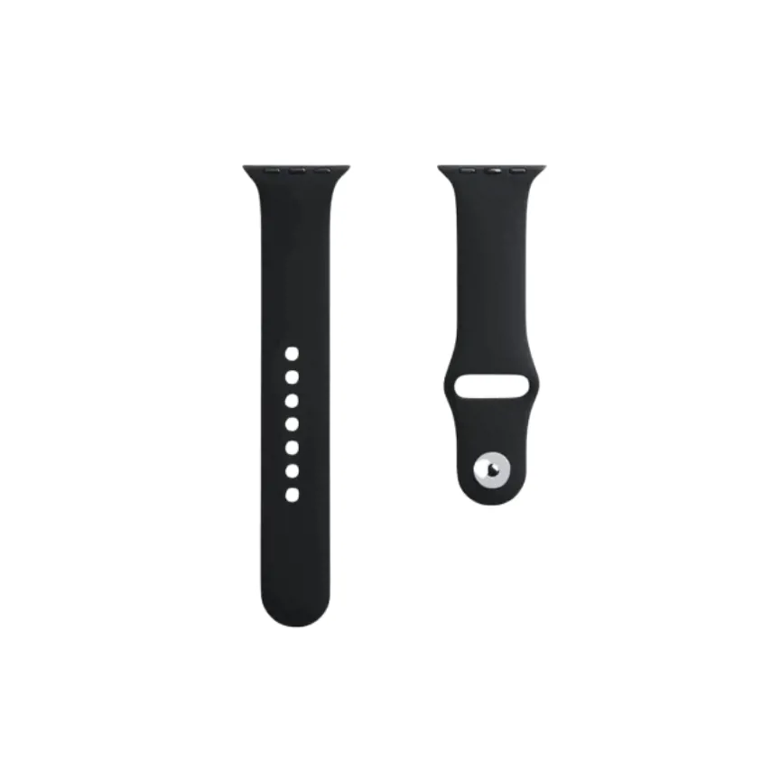 حزام (Strap) سيليكون كلاسيكي للساعات الذكية - متوافق مع Apple Watch وجميع الإصدارات الشبيهة _ Copy