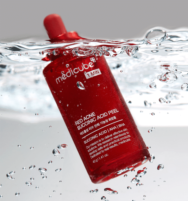 Red Acne Succinic Acid Peel
