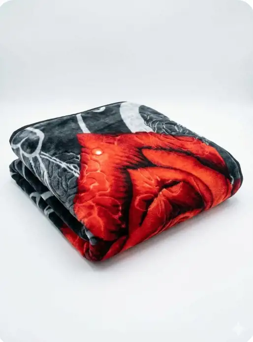 بطانية اصلان طبقتين حفر ليزر 7 كيلو مقاس 220×240 سم _ Copy