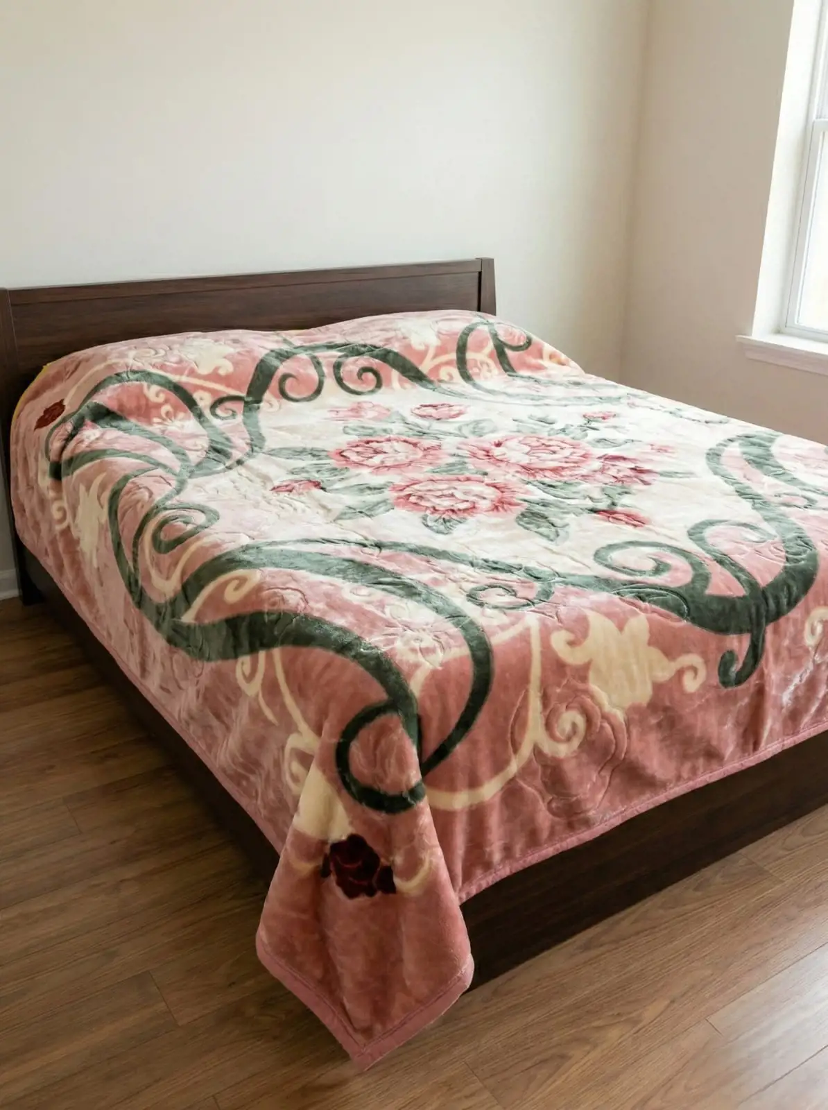 بطانية اصلان طبقتين حفر ليزر 7 كيلو مقاس 220×240 سم