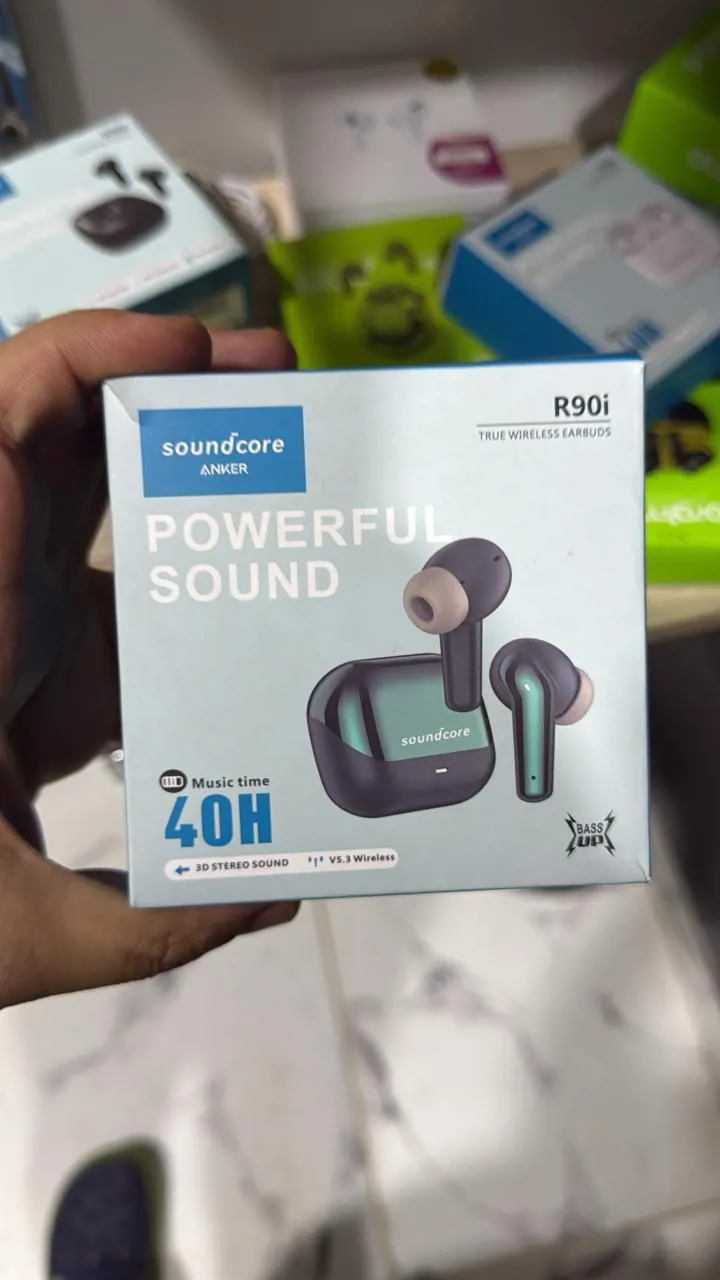 🎧 سماعات Soundcore R90i الأصلية – قوة الصوت بين يديك!