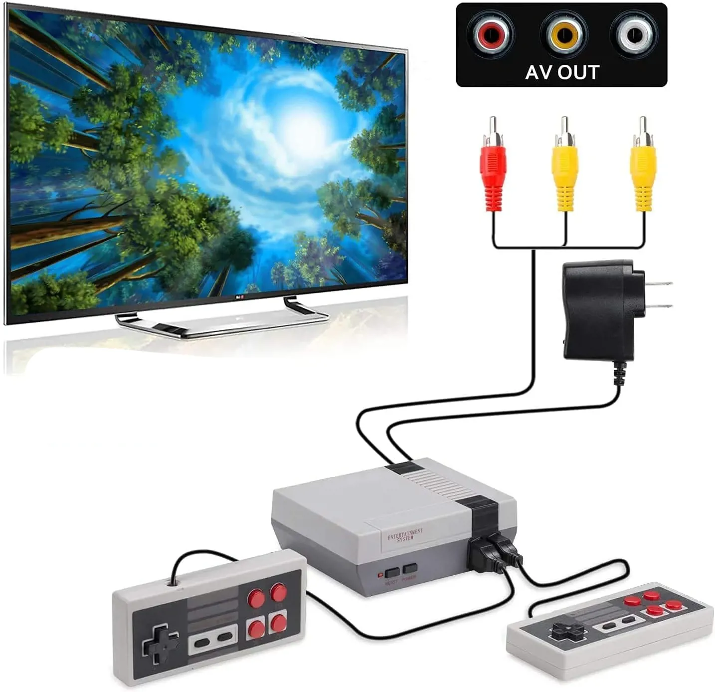 🎮 عُد إلى الزمن الجميل مع جهاز الألعاب الكلاسيكي الجديد!