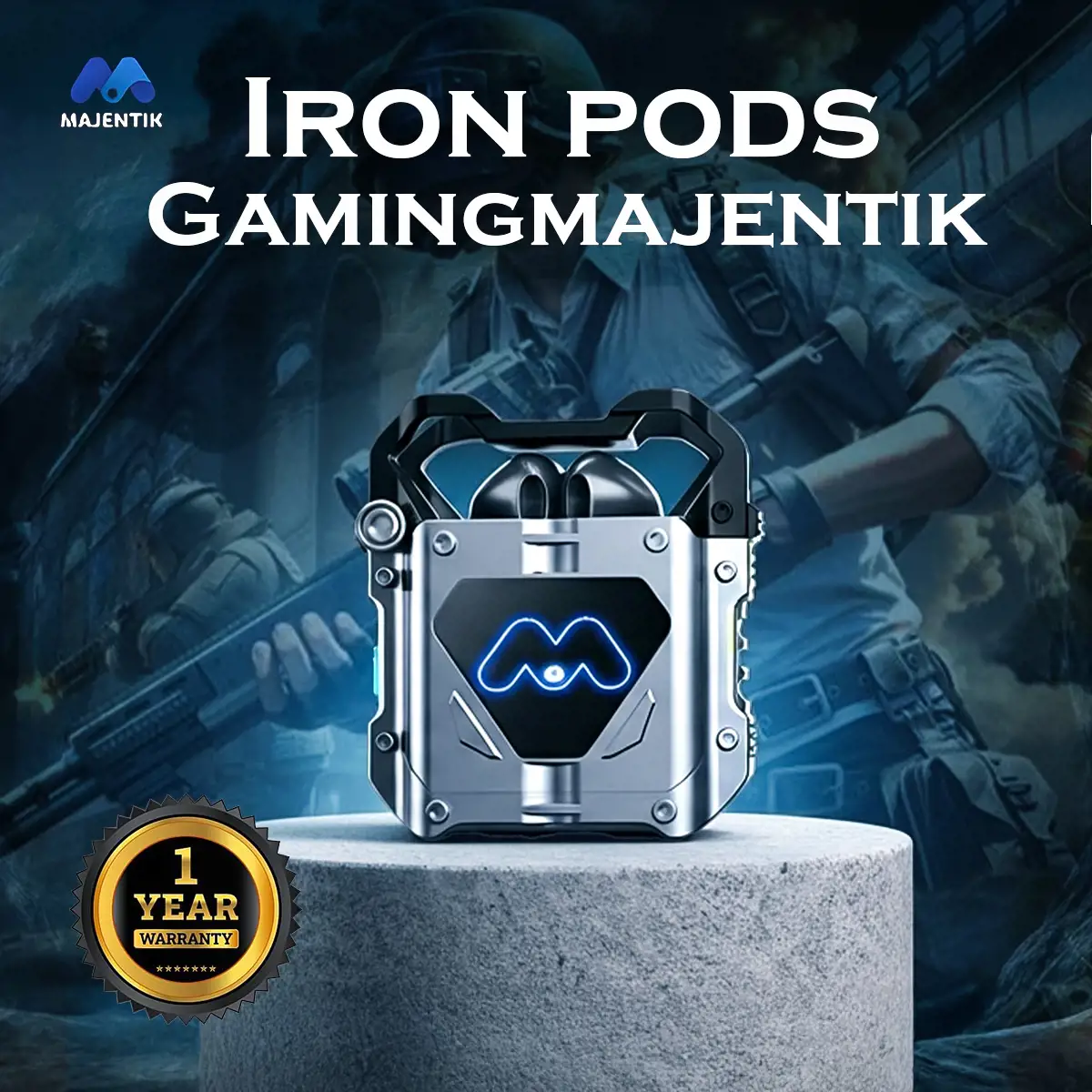 سماعة جيمنج ايرون - Iron pods
