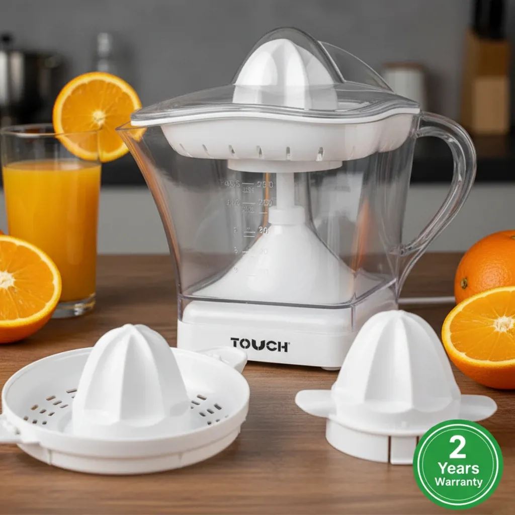 🍊 ابدأ يومك بكباية عصير فريش مع عصّارة TOUCH الكهربائية