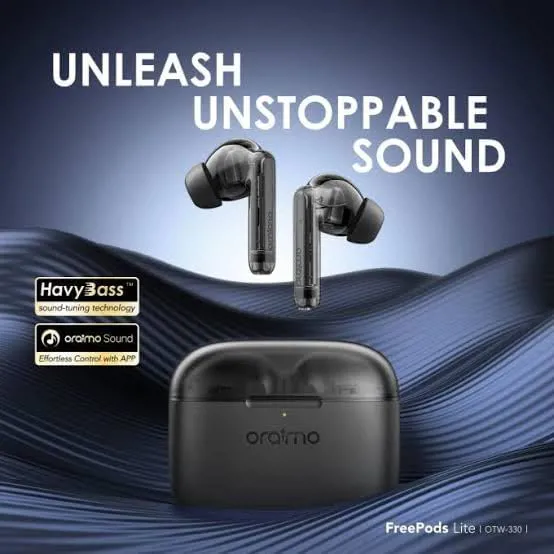 🎧 سماعات Oraimo FreePods Lite – صوت لا يُقاوم بسعر لا يُفوت!